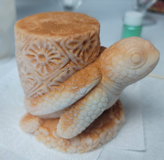 Tortoise candle